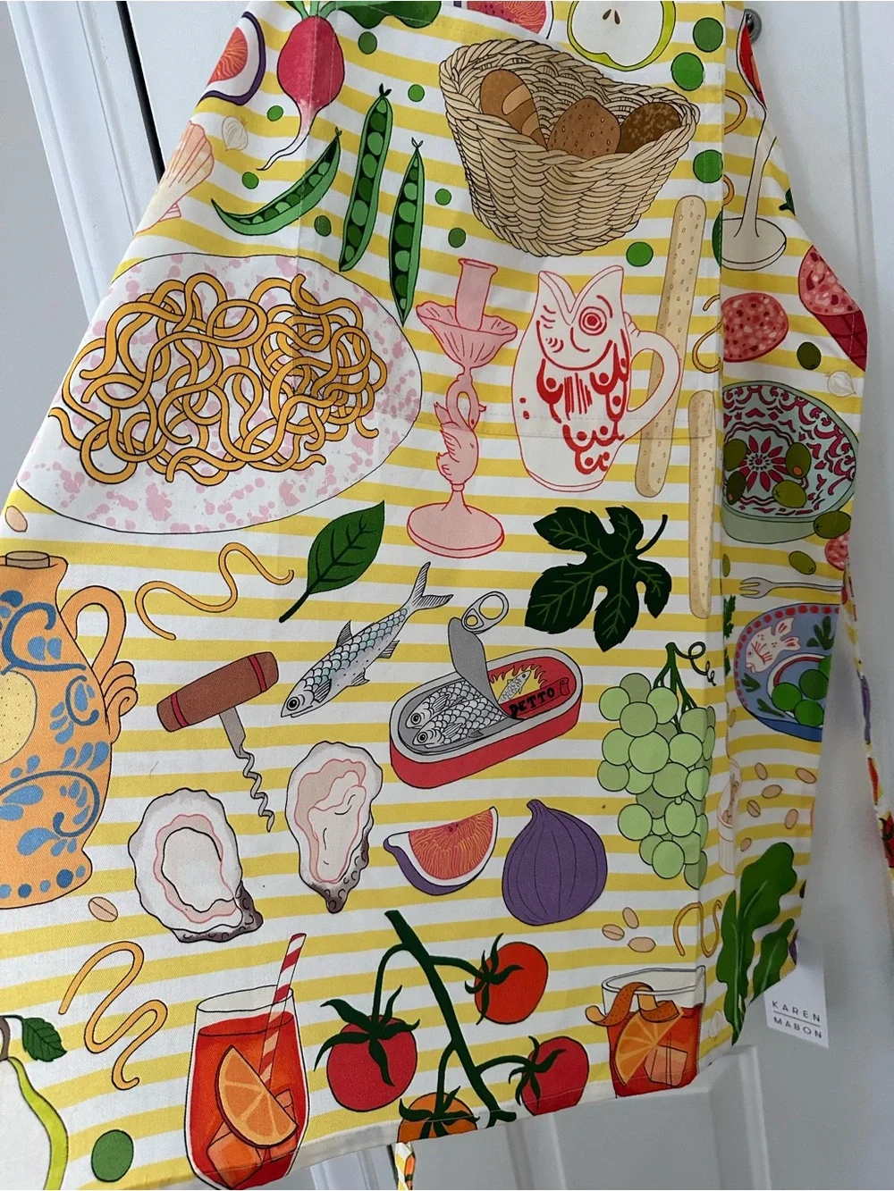 Karen Mabon Italian Antipasti Apron NWT